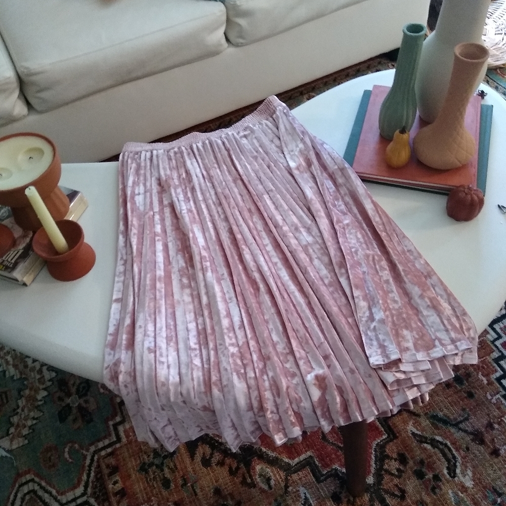 Crushed Velvet Skirt